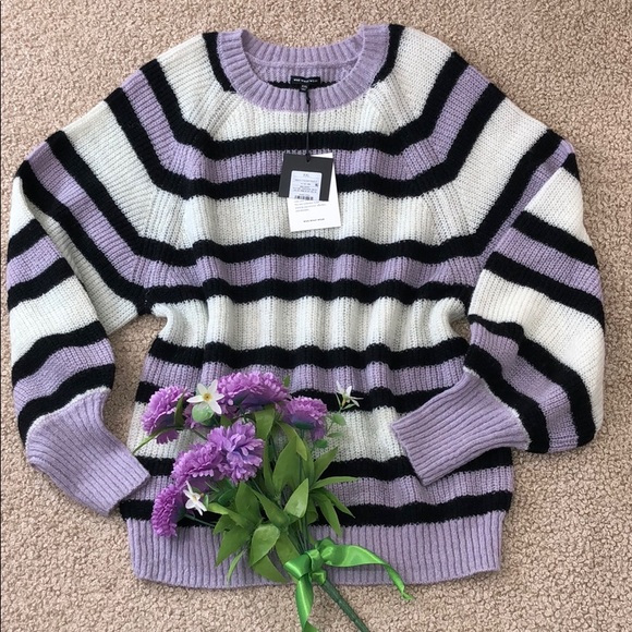 HP🏆New! Orchid Petal Charlie Stripe Lite Sweater - Picture 6 of 8